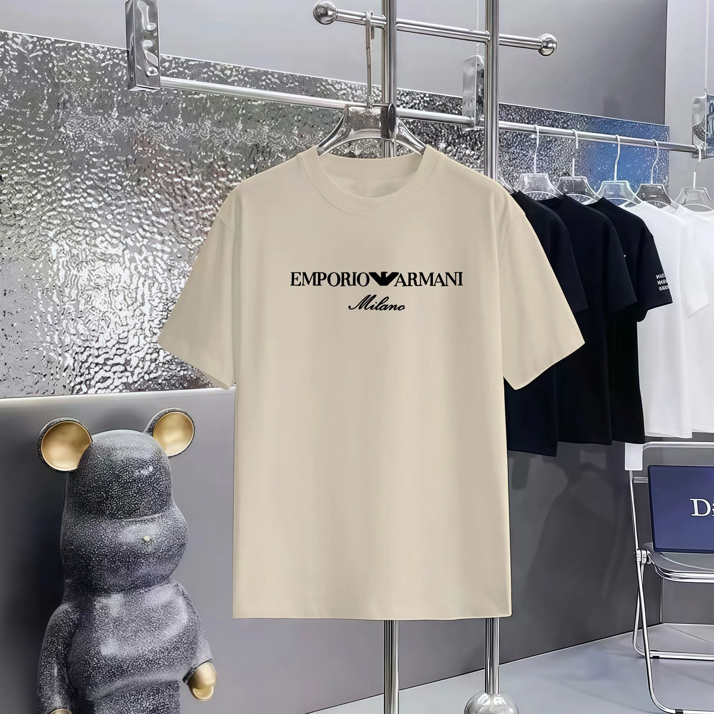 80 Giorgio Armani T 1:1 1×1 Same Style logo OXS ：Black，White， ，Red， Gray Size：XS-L
